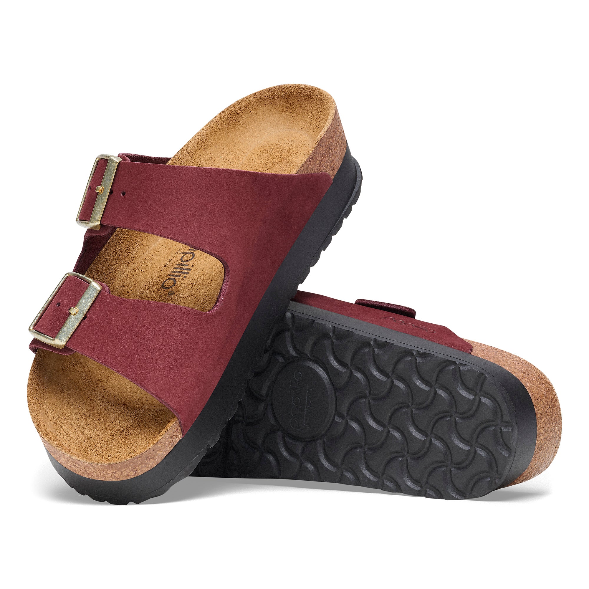 Birkenstock Arizona Flex Platform Nubuck Leather Women's 1