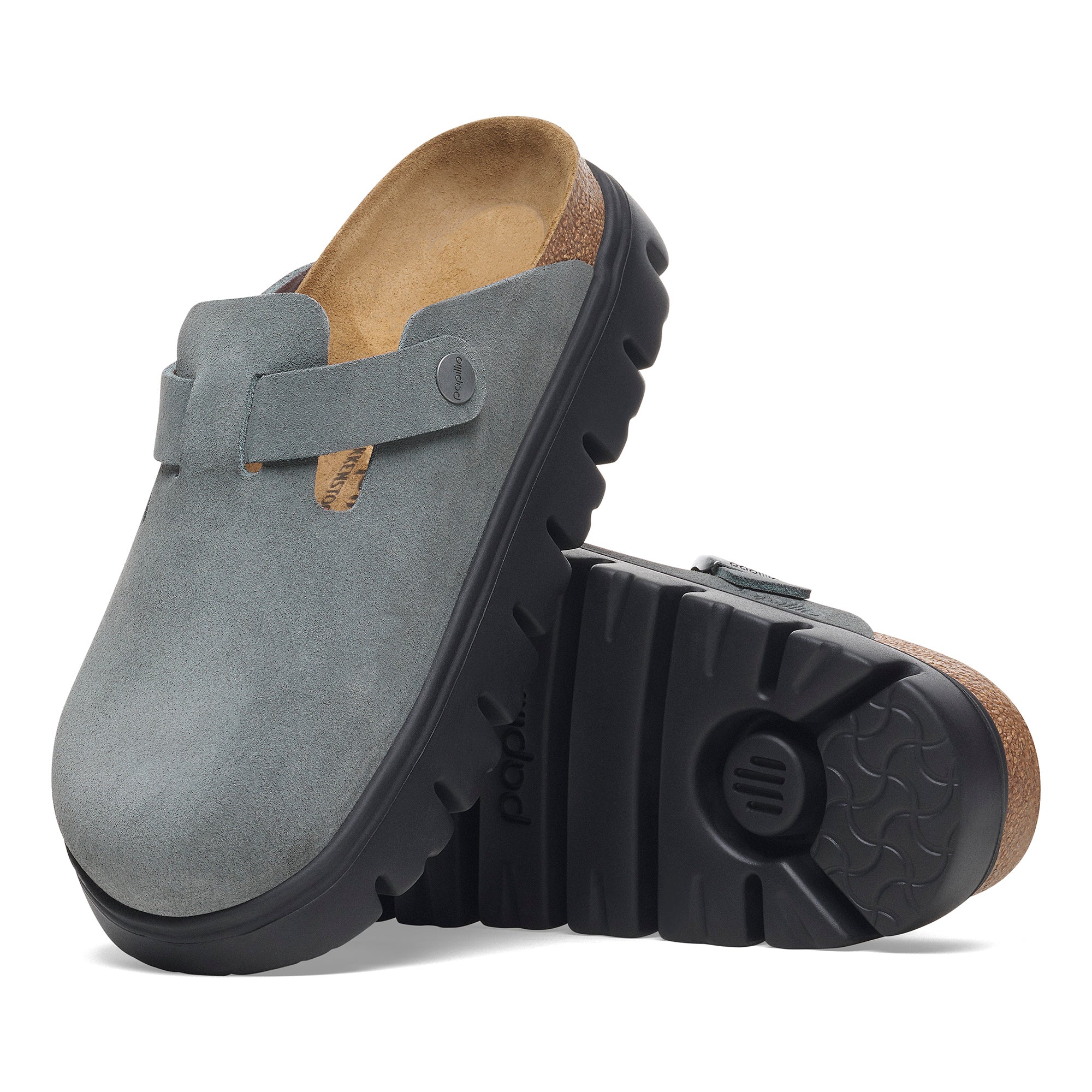 Birkenstock Papillio Boston Chunky Suede Leather Women's 9