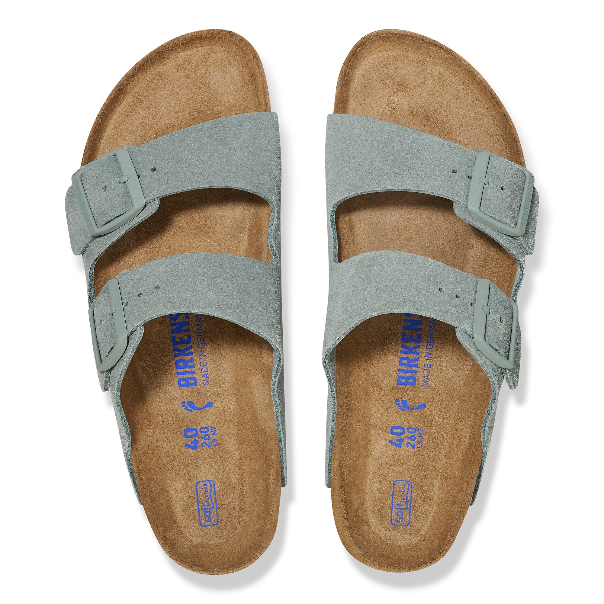 Birkenstock Arizona Soft Footbed Suede Leather Women's (MEDIUM/NARROW WIDTH) 18