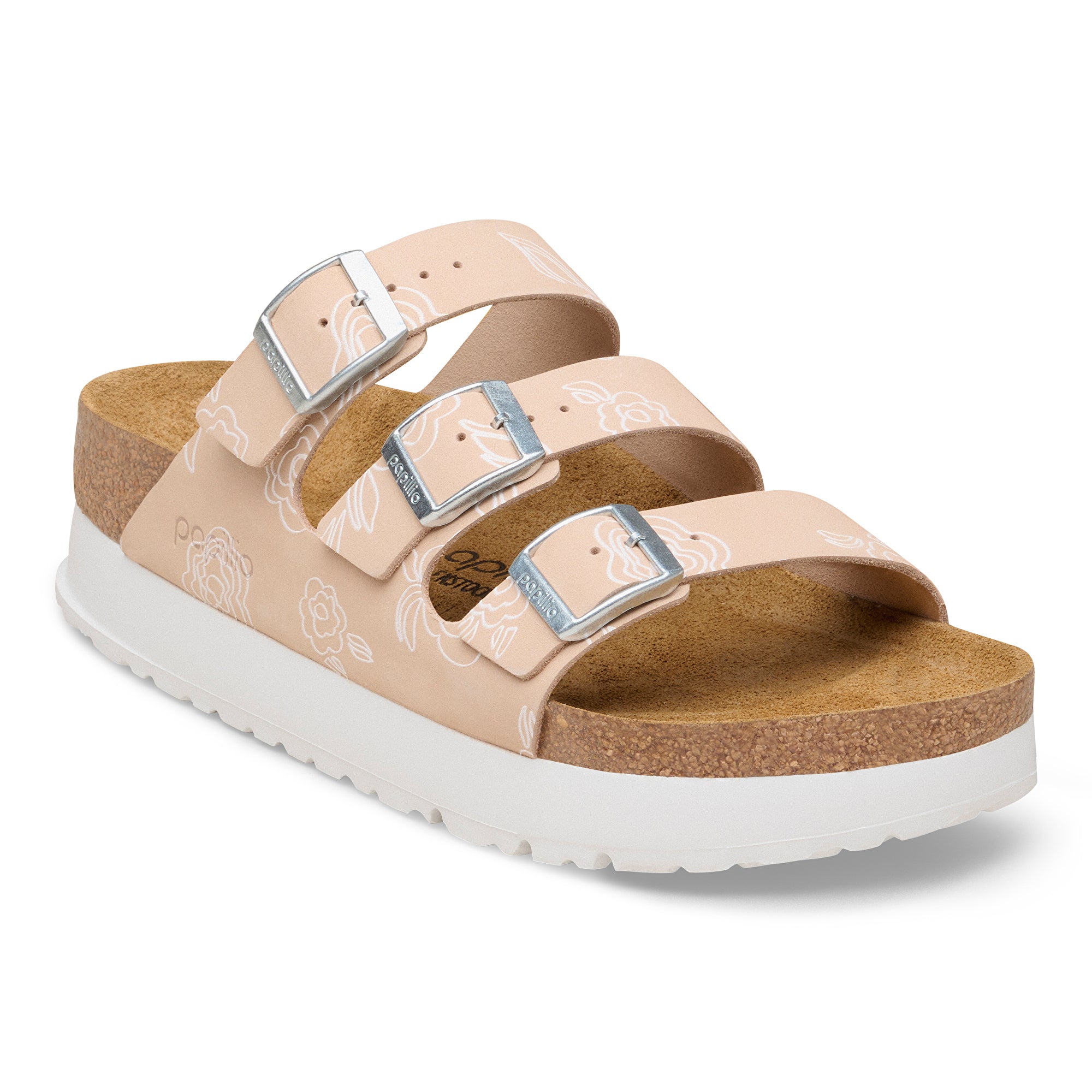 Birkenstock Papillio Florida III Flex Platform Nubuck Leather Women's 5