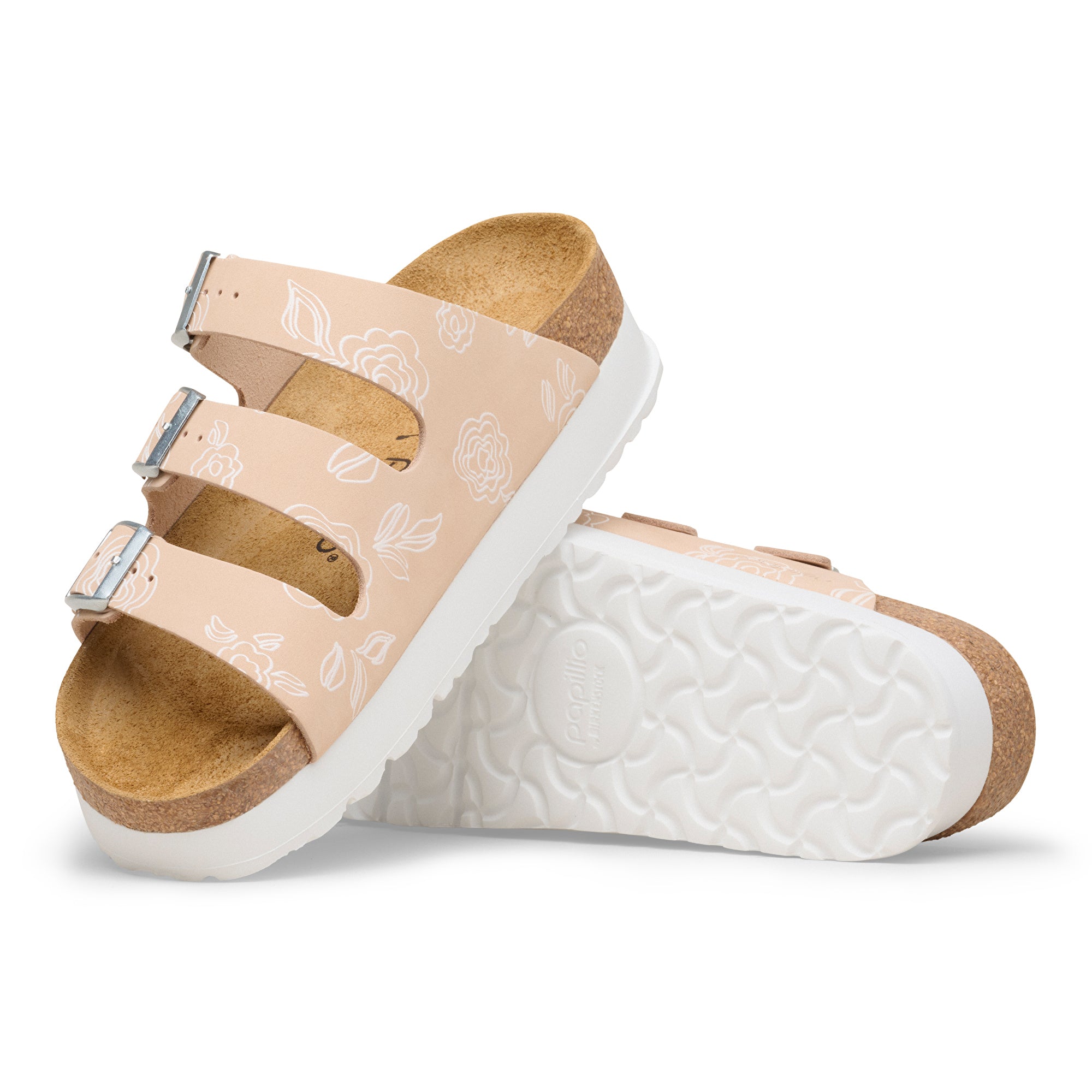 Birkenstock Papillio Florida III Flex Platform Nubuck Leather Women's 4