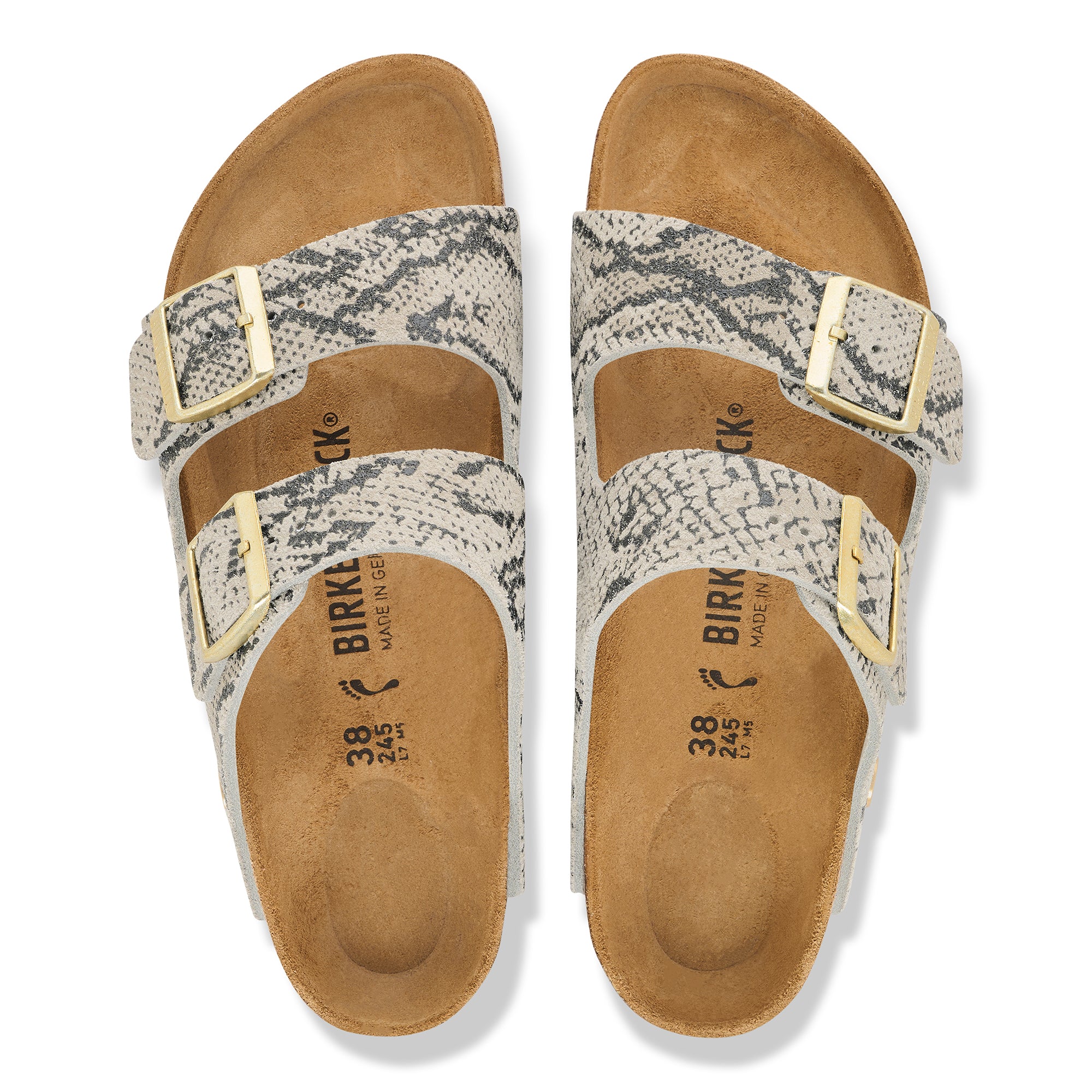 Birkenstock Arizona Suede Snake Print Women's  3