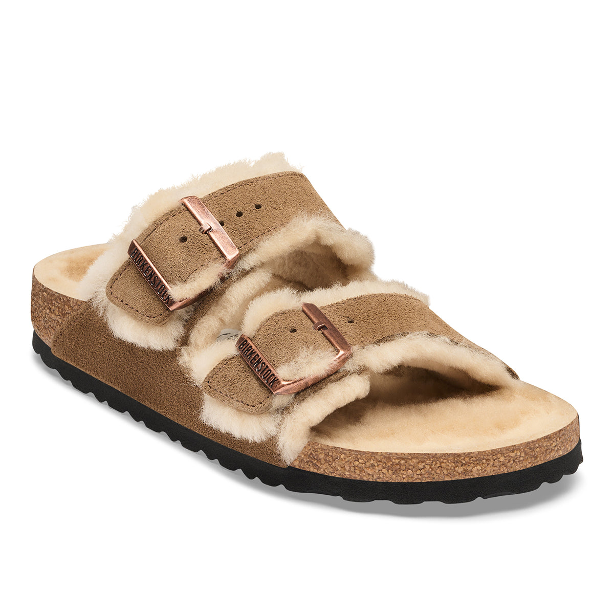 Birkenstock Arizona Shearling Suede Leather Unisex 8