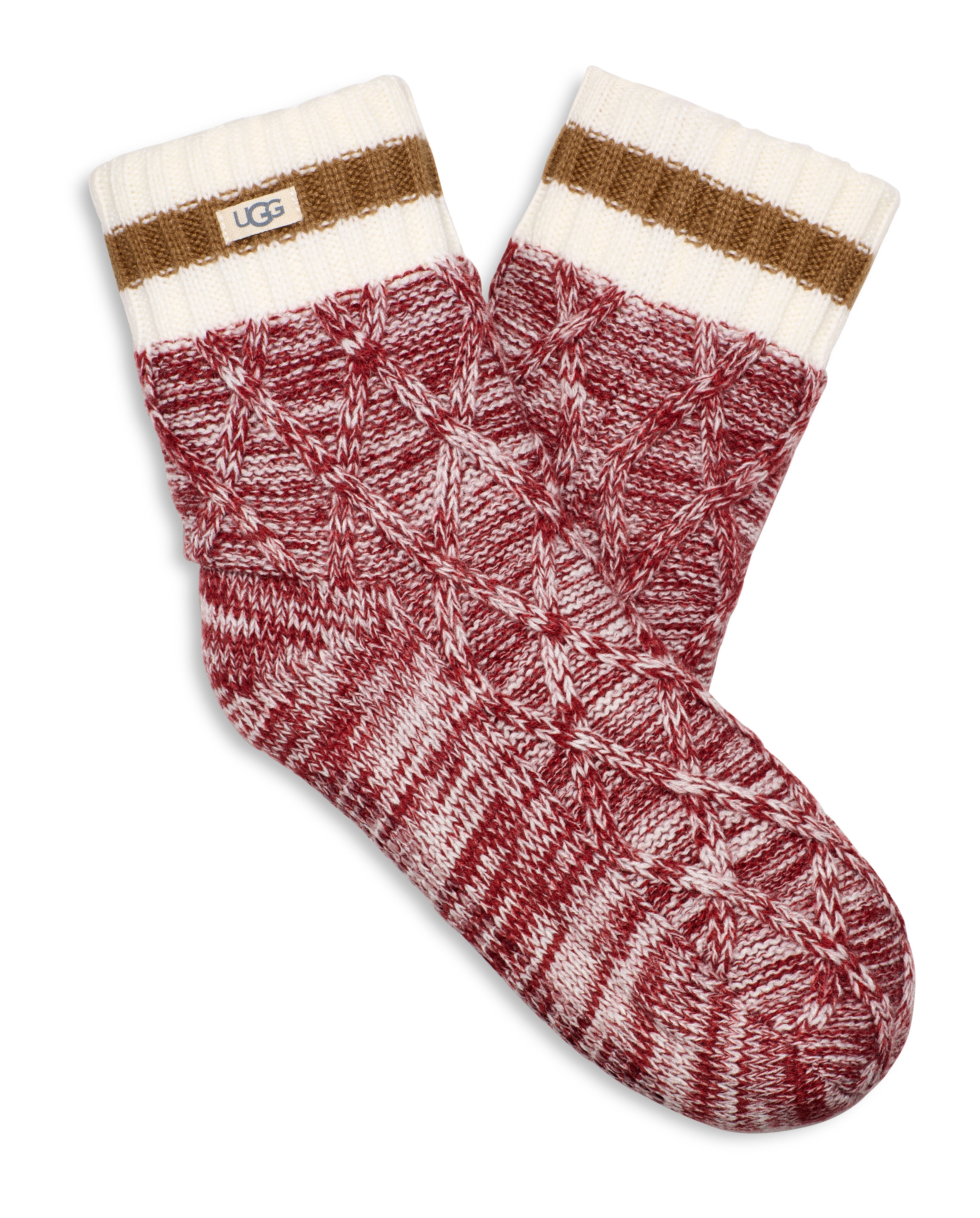 Ugg Deedee Fleece Lined Quarter Socks Women's  2