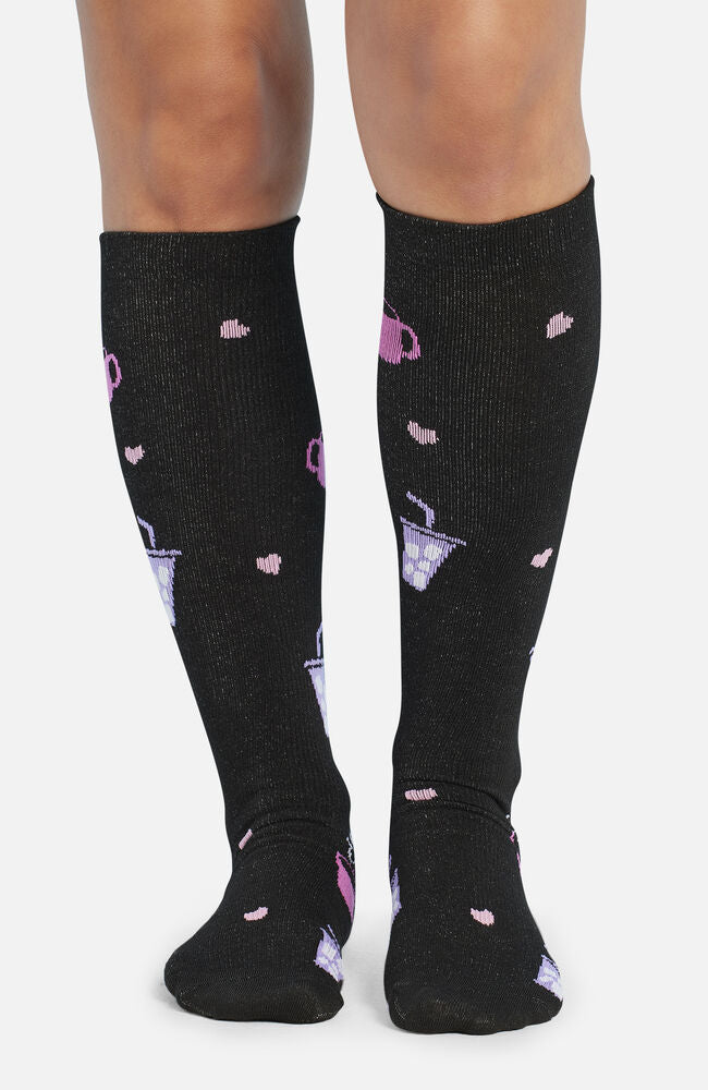 Cherokee 10-15 MMHG Print Support Sock Women's 41