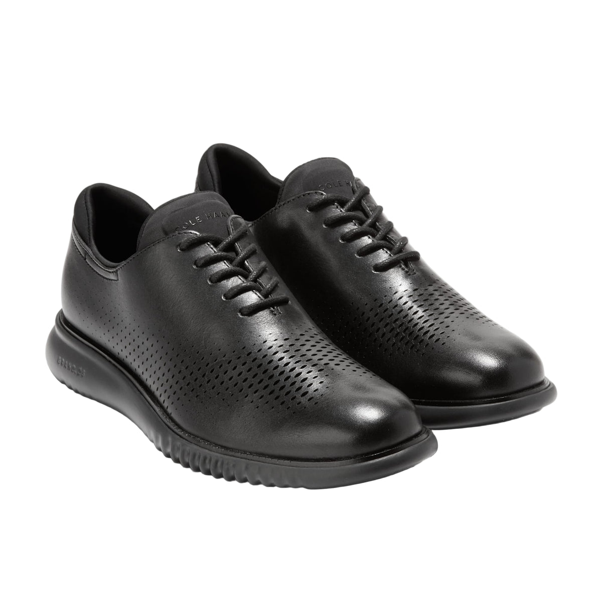 Cole Haan Men Size 10.5M Dark Brown Leather Zerogrand Wingtip Oxford Shoes Men main image 2