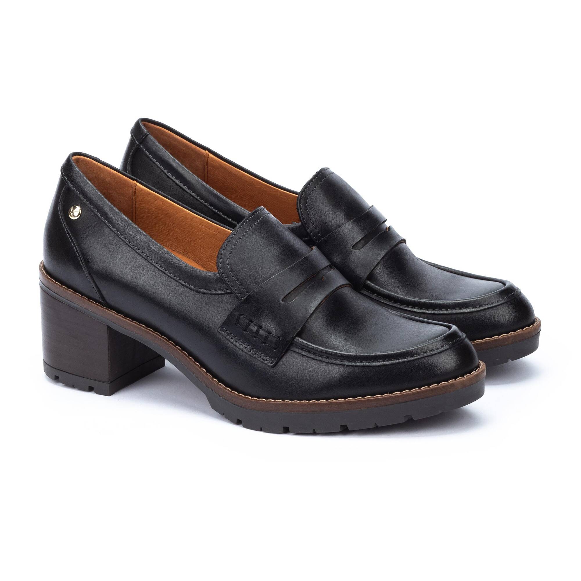 Pikolinos Llanes Penny Loafers with Heel Women's  1