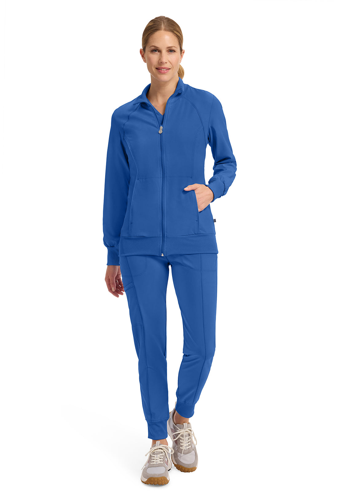 Cherokee Zip Front Warm Up Scrub Jacket Women's 20