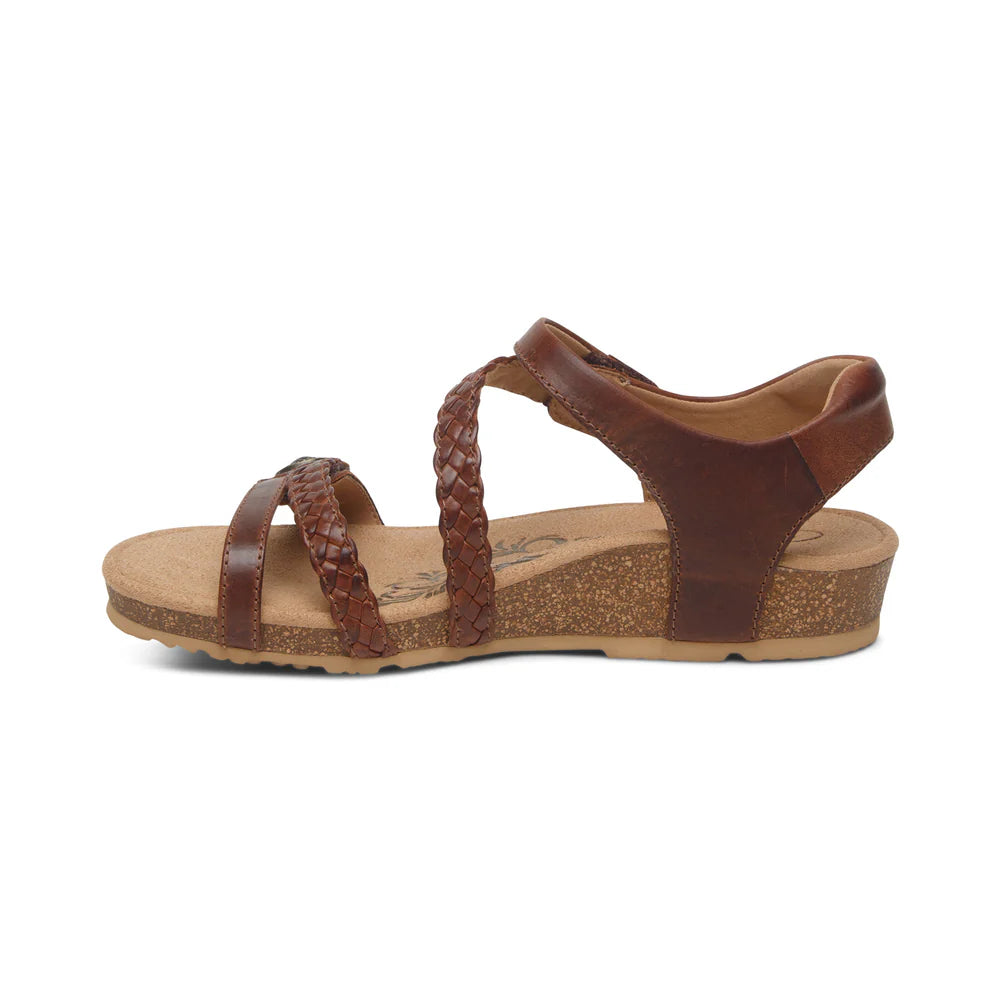 Aetrex Jillian Braided Quarter Strap Sandal Women's  43