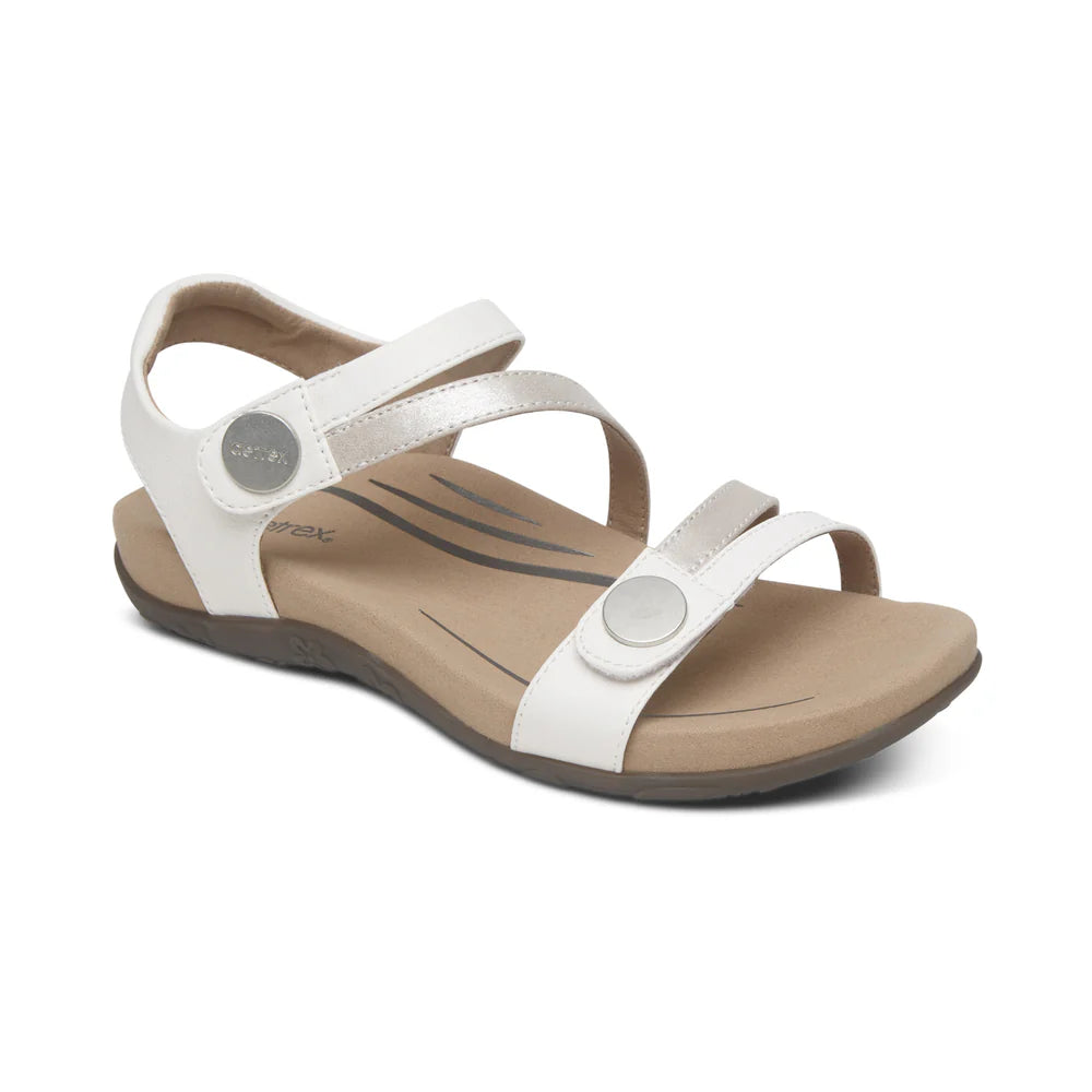 Aetrex Jess Adjustable Quarter Strap Sanadal Women's   16