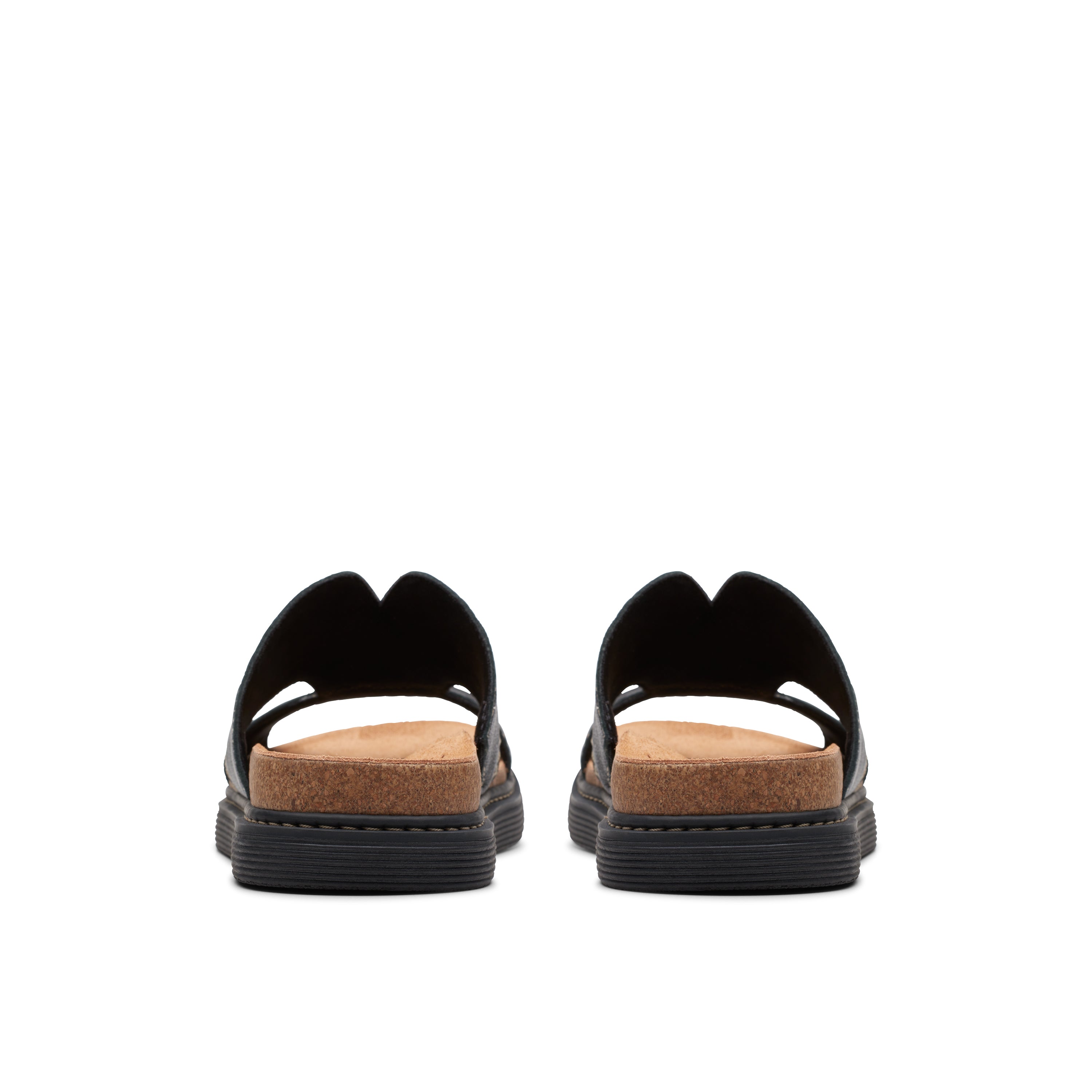 Clarks black suede sandals on sale