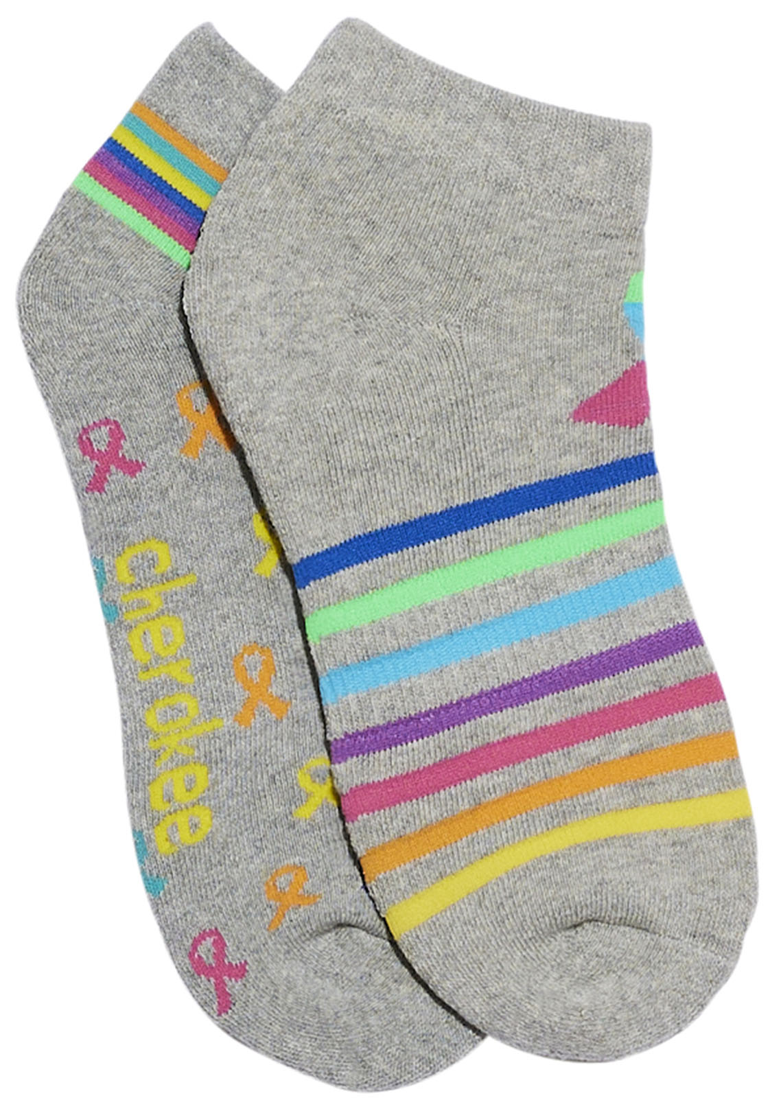 Cherokee 2 Pair Pack Bamboo No-Show Socks Women's  10