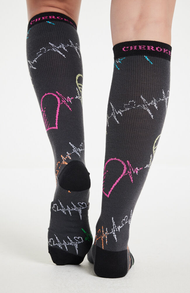 Cherokee 10-15 MMHG Print Support Sock Women's 47