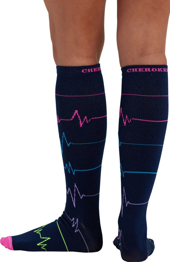 Cherokee 10-15 MMHG Print Support Sock Women's 13