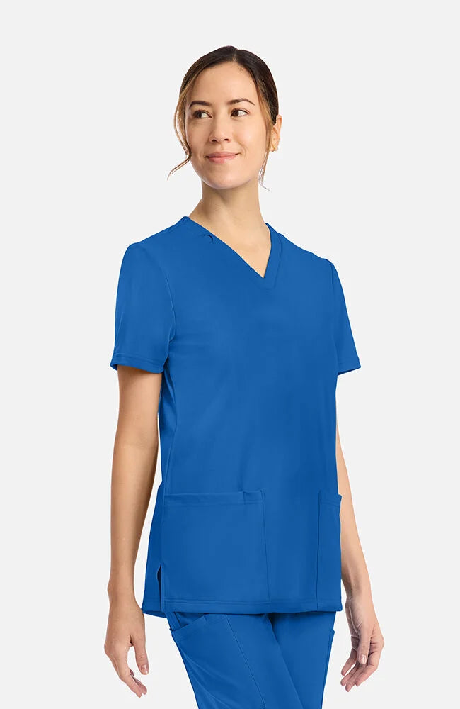 Cherokee 2-Pocket V-Neck Scrub Top Women's 16