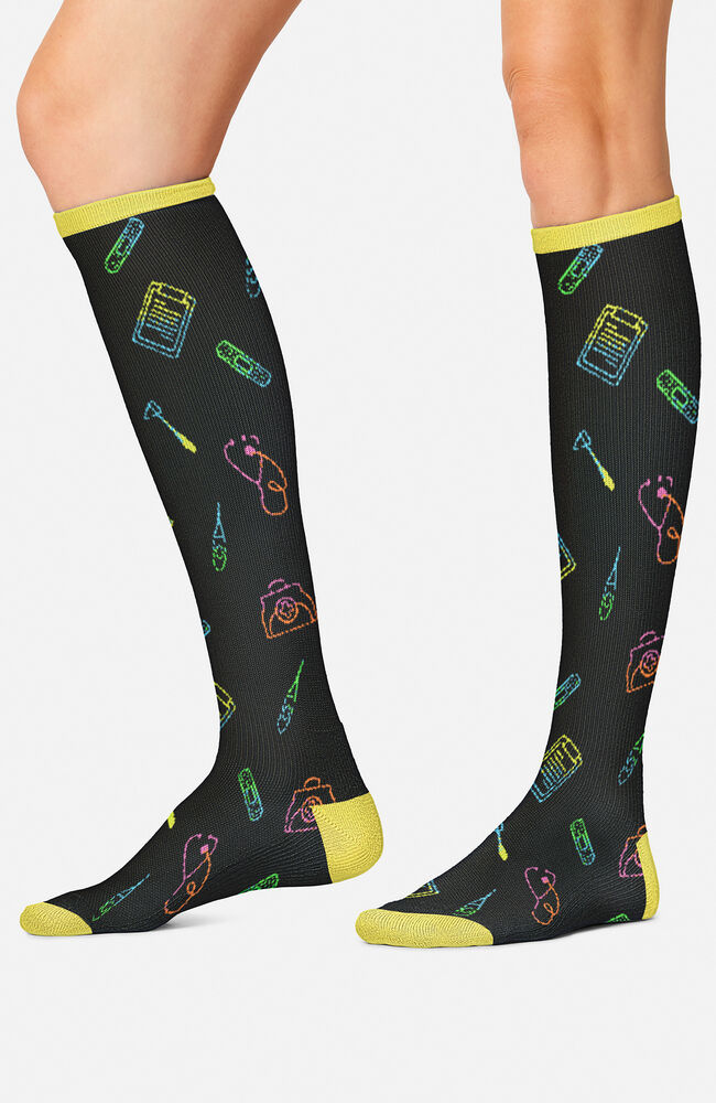 Cherokee 10-15 MMHG Print Support Sock Women's 33