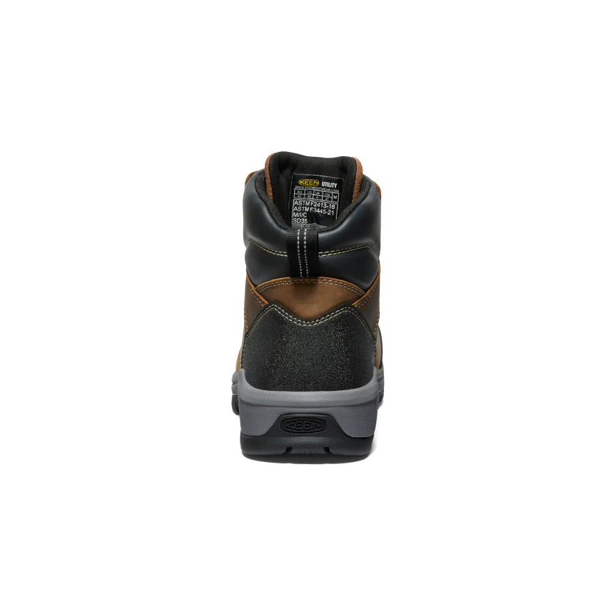 Keen Utility Evanston 6" ESD Boot (Carbon-Fiber Toe) Men's  4