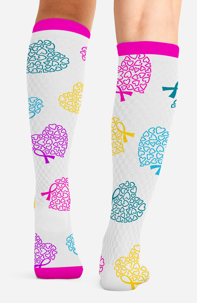 Cherokee 10-15 MMHG Print Support Sock Women's 30