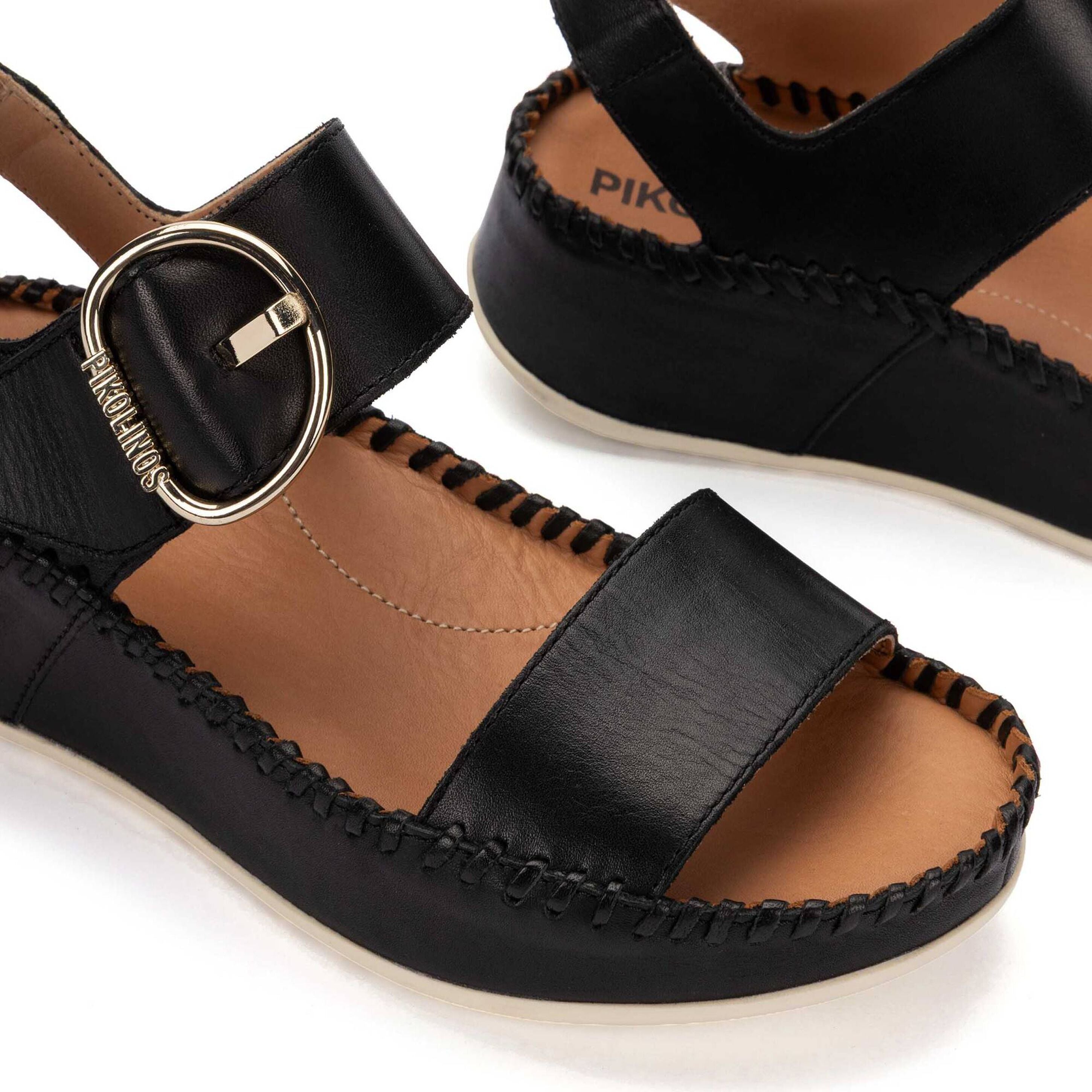 Pikolinos Marina Wedge Sandals w/ Hook & Loop Closure Women's 17