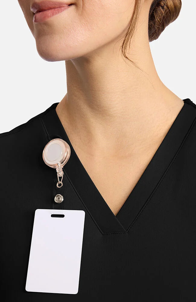 Cherokee 2-Pocket V-Neck Scrub Top Women's 5