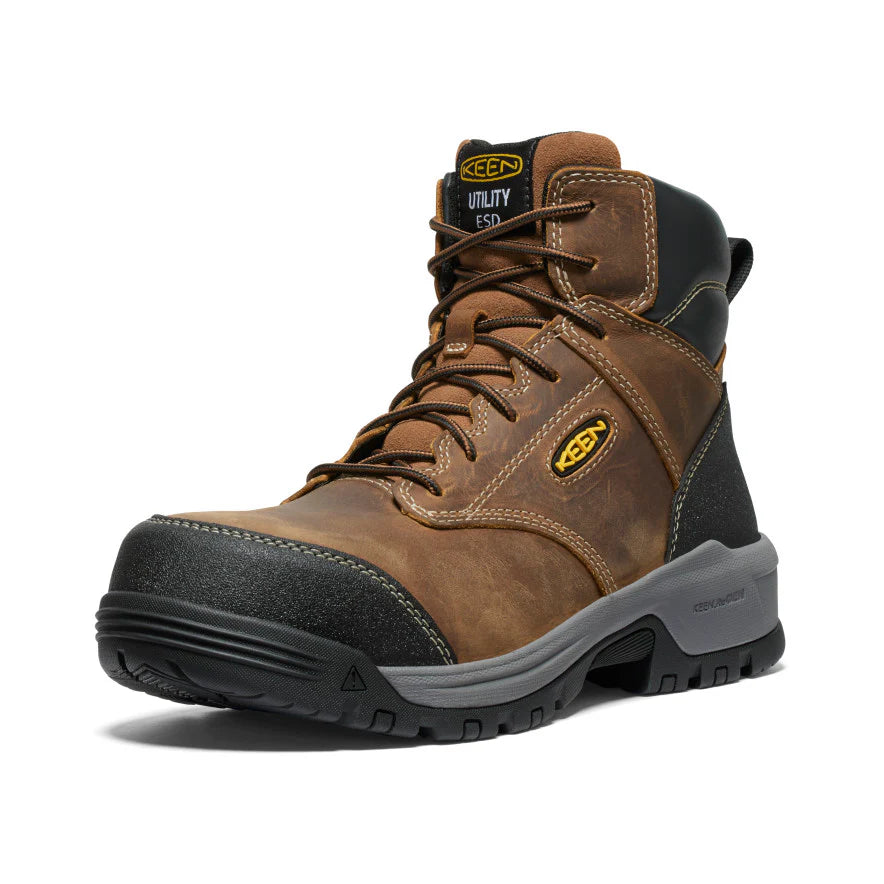 Keen Utility Evanston 6" ESD Boot (Carbon-Fiber Toe) Men's  6