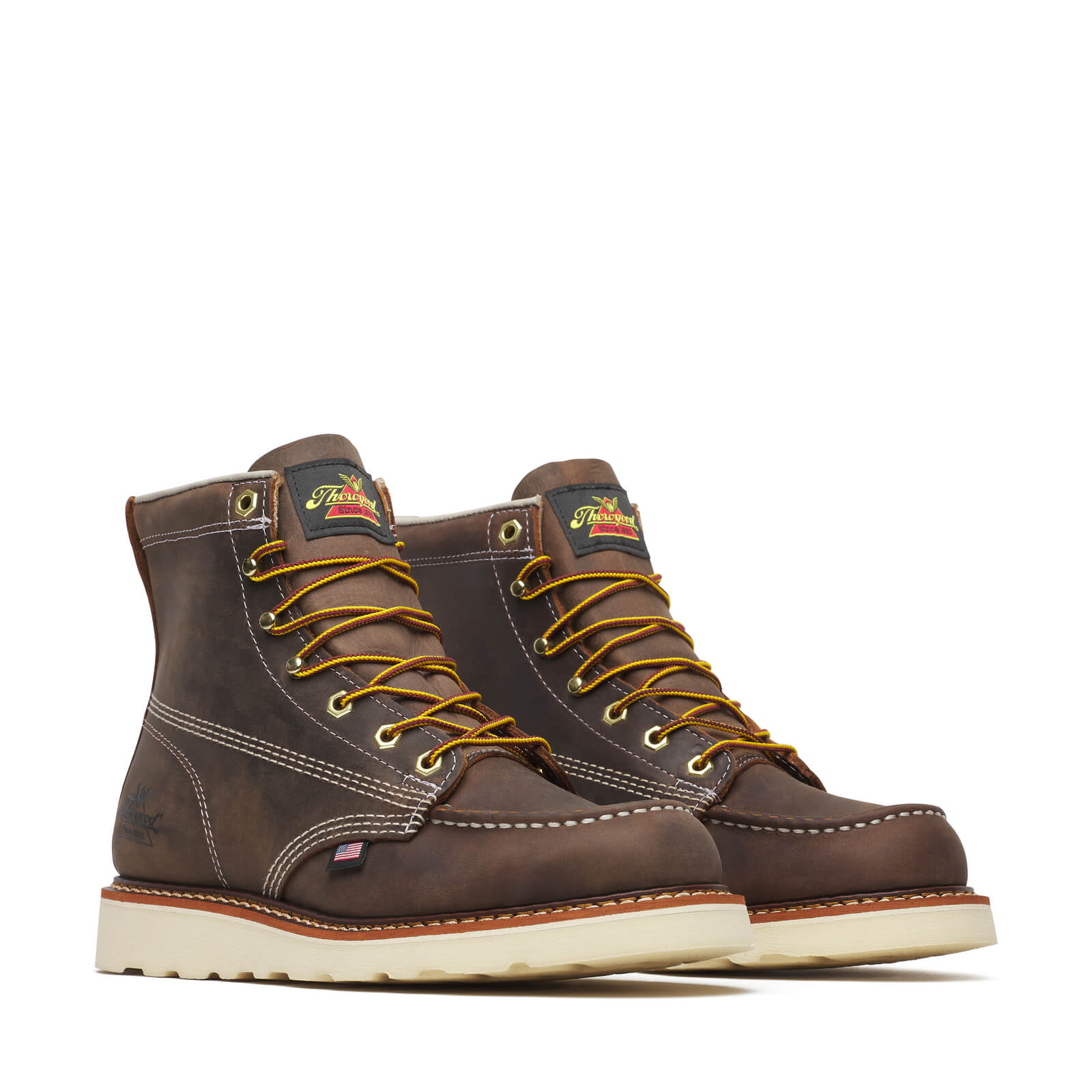 Thorogood American Heritage 6" Trail Moc Toe Maxwear Wedge Men's 1