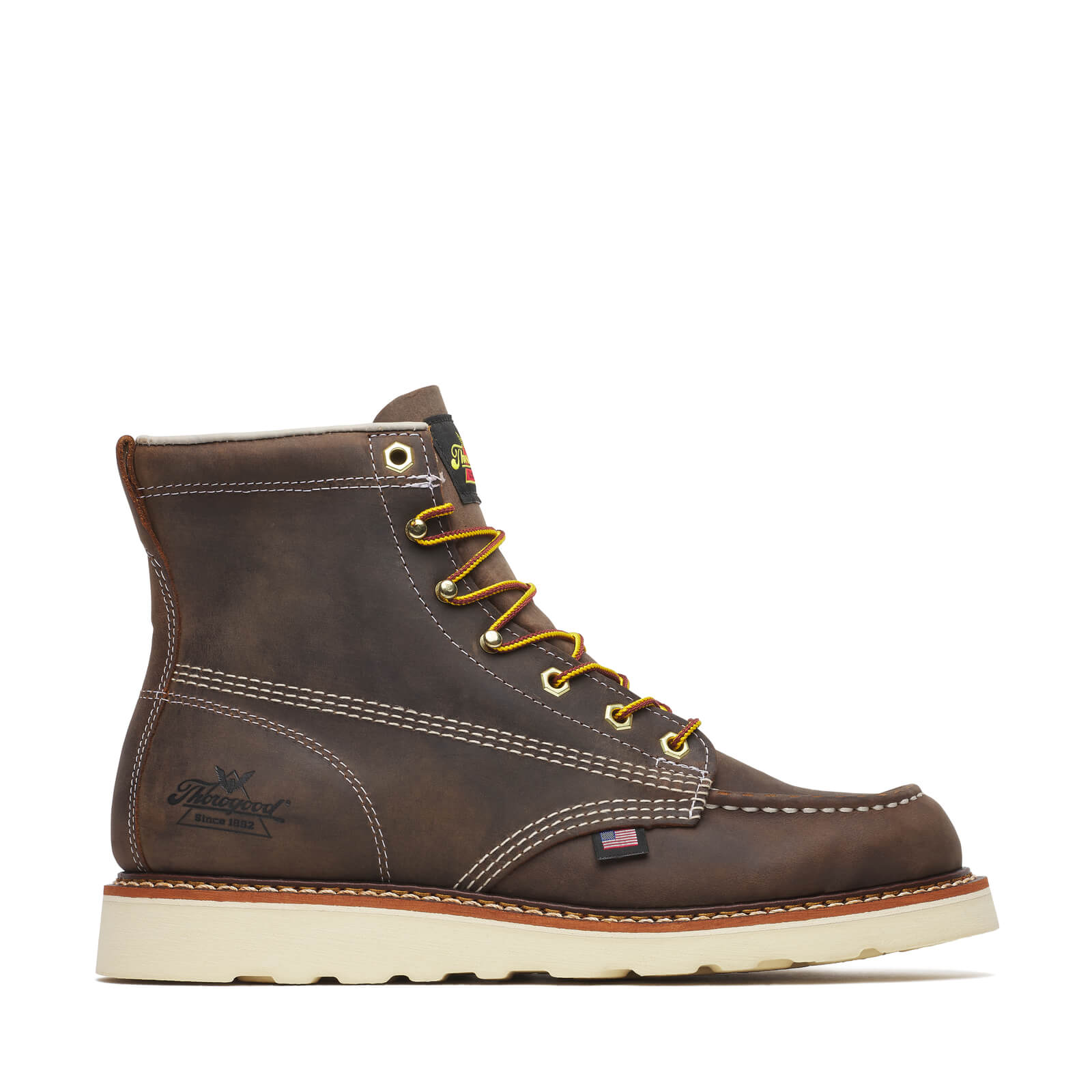 Thorogood American Heritage 6" Trail Moc Toe Maxwear Wedge Men's 2