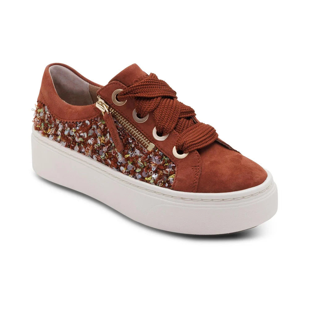Aetrex Aubrey Arch Support Platform Sneaker Women's  6