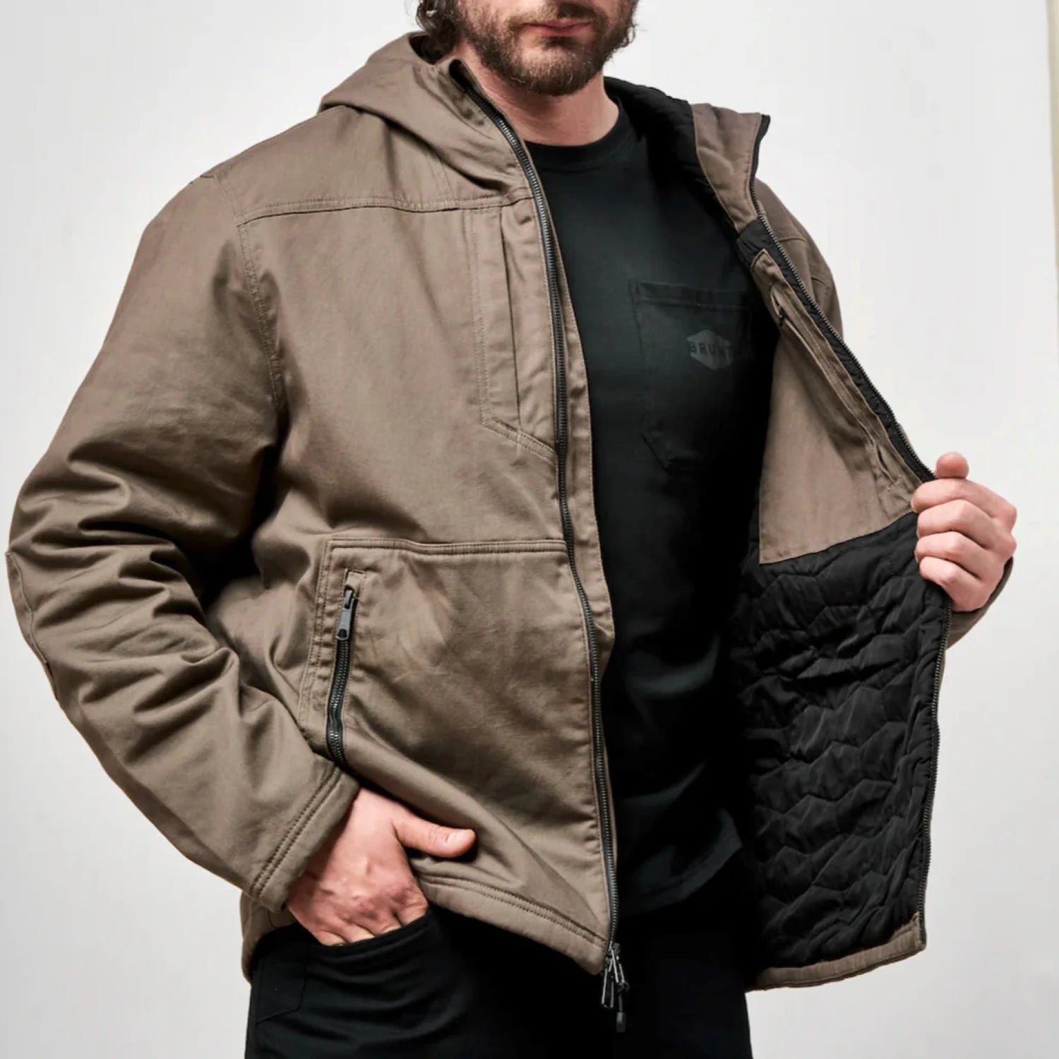 Brunt The Couvee Ultra Durable Utility Work  Jacket Men's  6