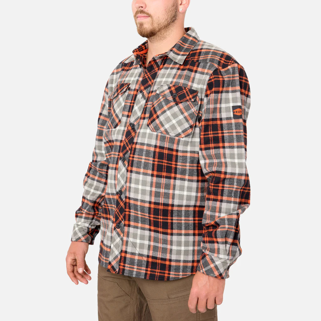 Brunt The Flannel Shirt Heavy Duty Stretch Work Flannel Men's  3