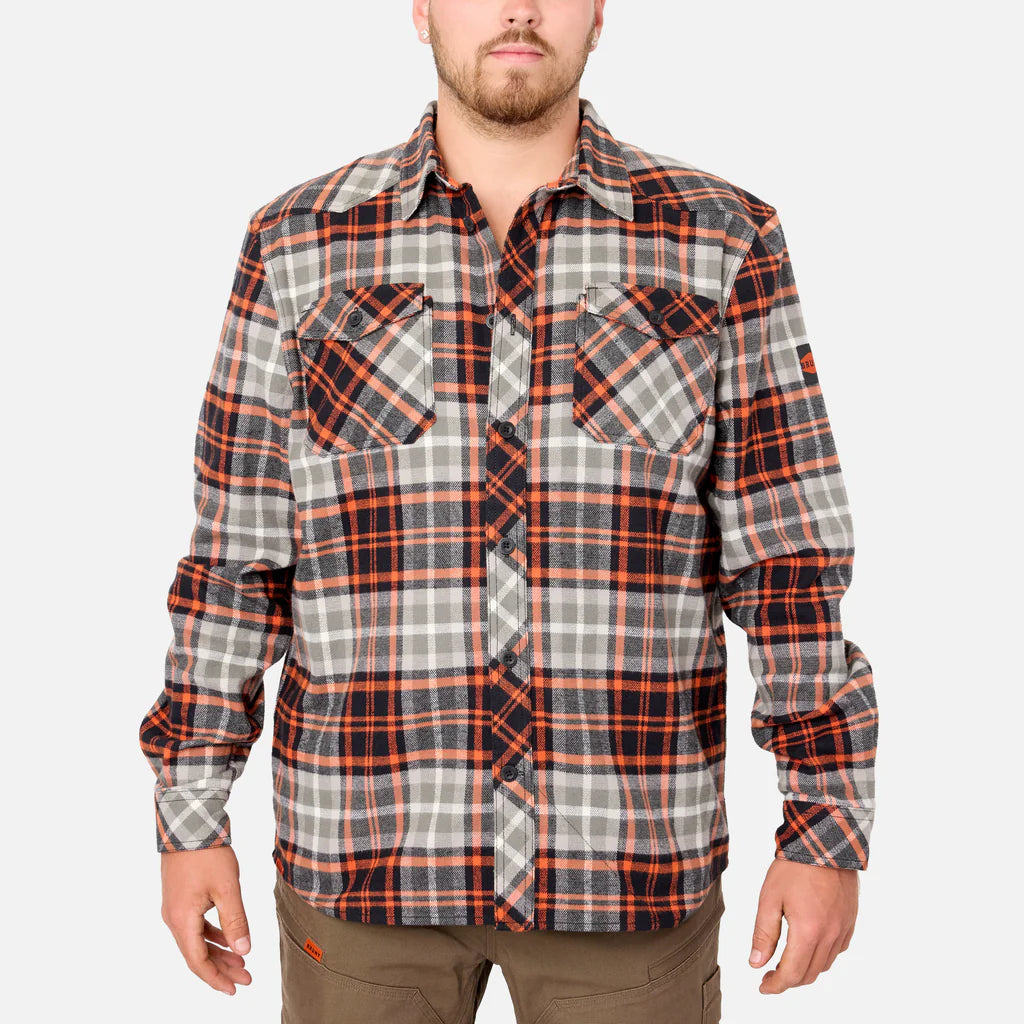 Brunt The Flannel Shirt Heavy Duty Stretch Work Flannel Men's  1