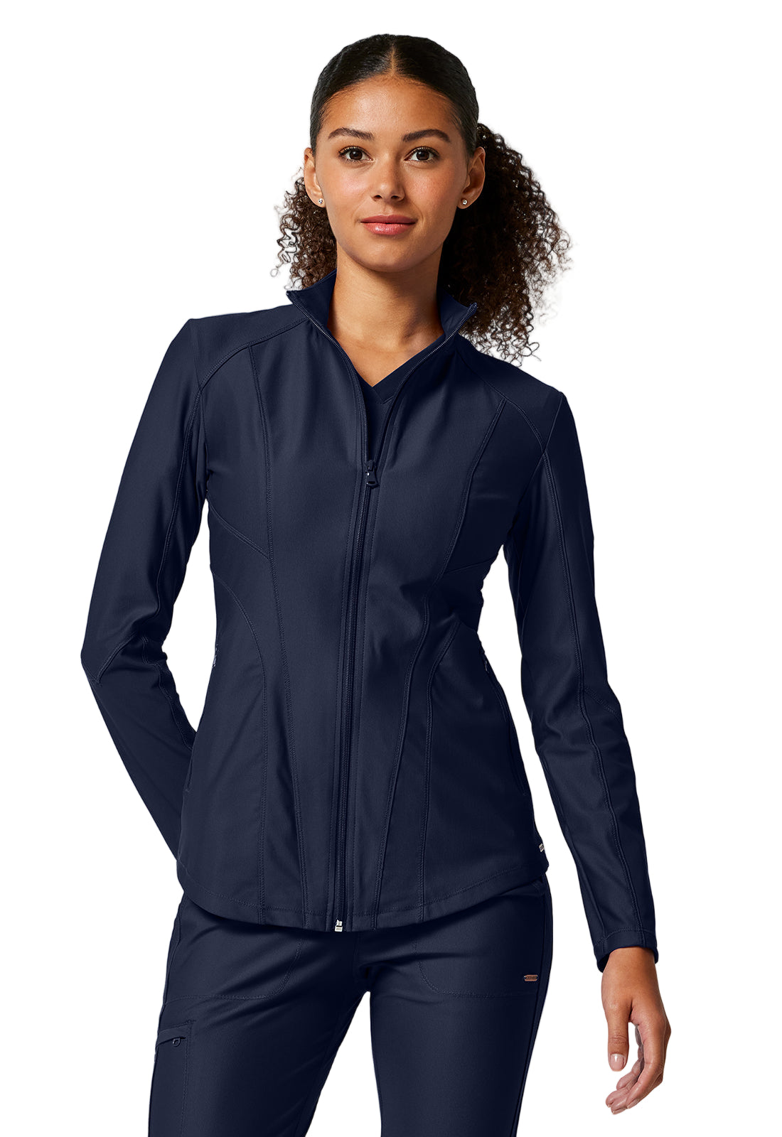 Cherokee Zip Front Scrub Jacket Women's 6