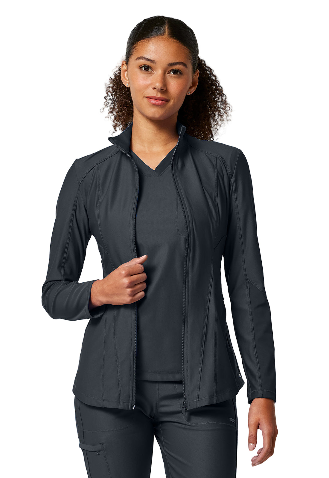 Cherokee Zip Front Scrub Jacket Women's 11