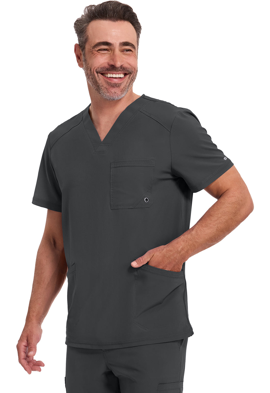 Cherokee Stretch V-Neck Scrub Top Men's  14