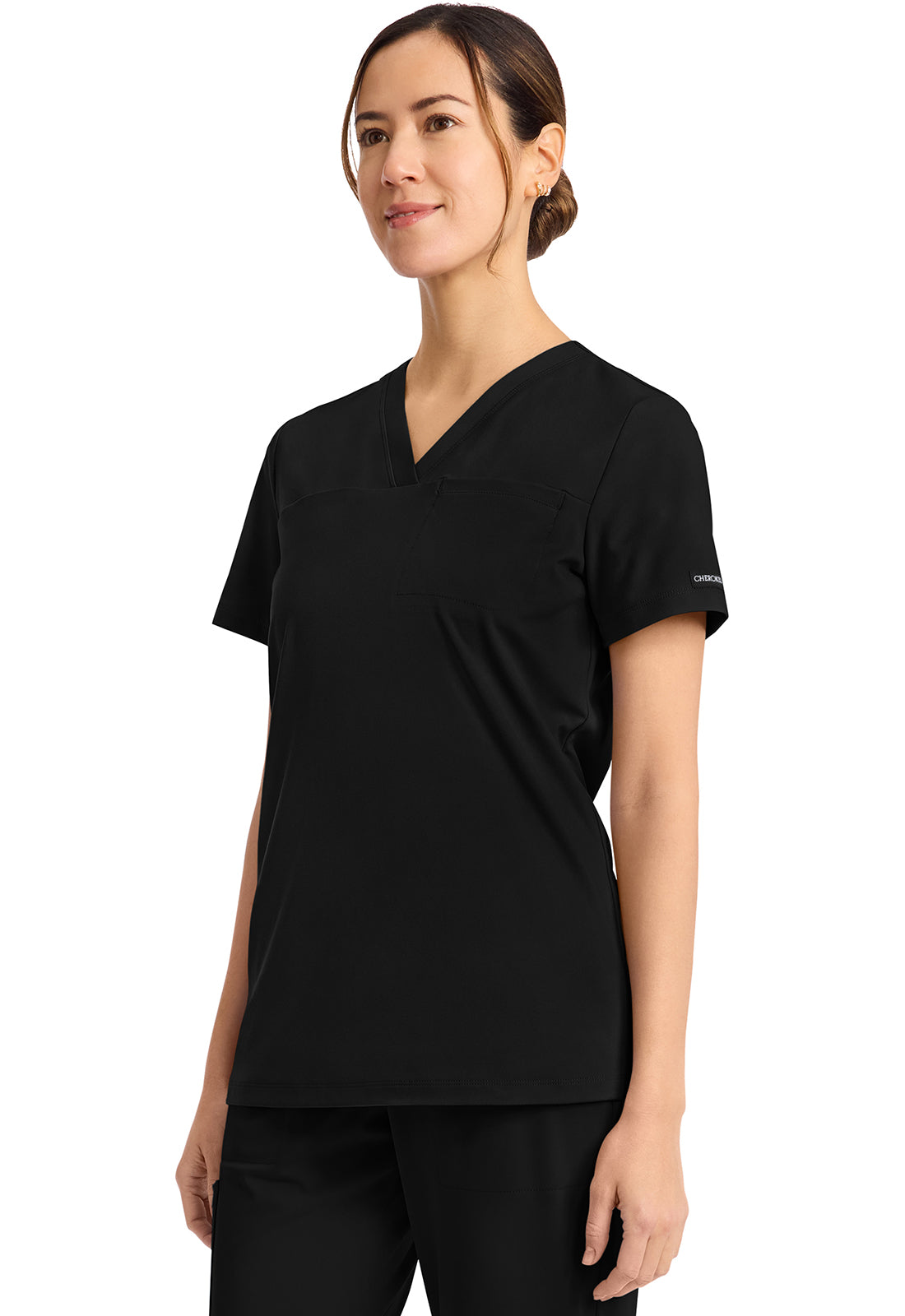 Cherokee Tuck-in V-Neck Scrub Top Women's 5