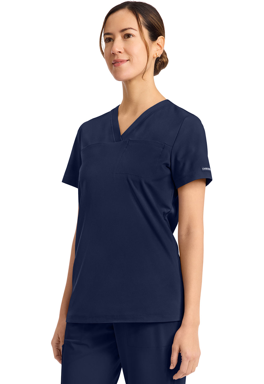 Cherokee Tuck-in V-Neck Scrub Top Women's 9