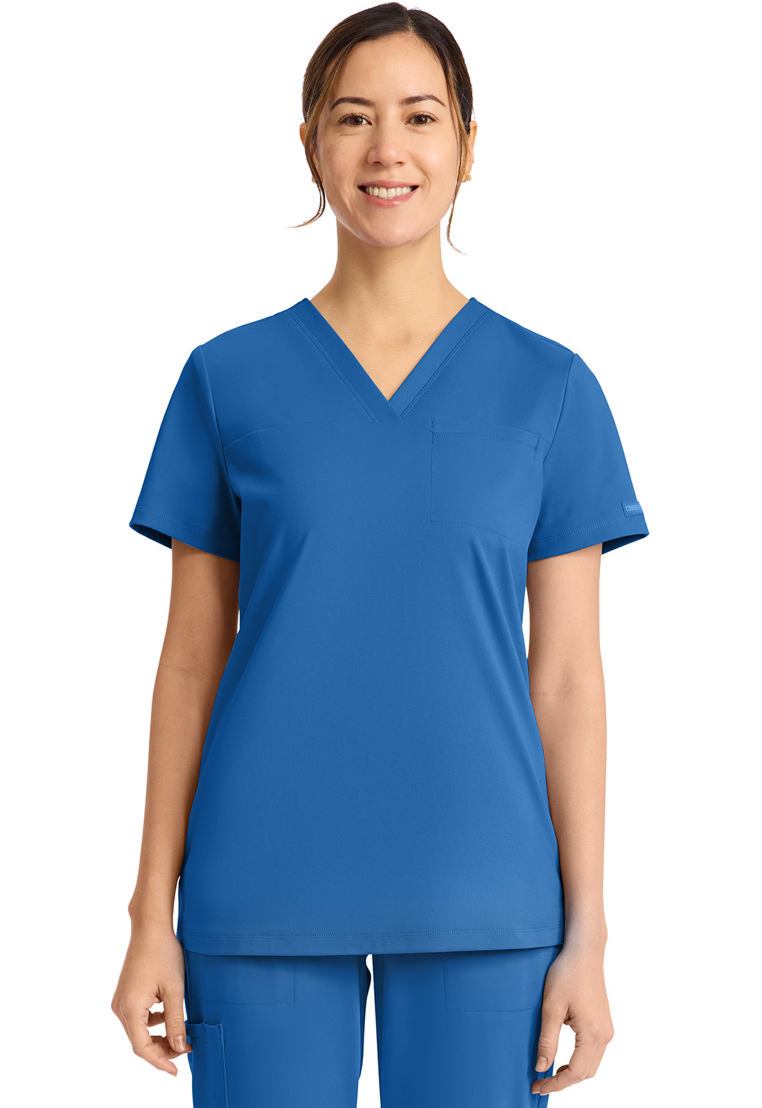 Cherokee Tuck-in V-Neck Scrub Top Women's 15