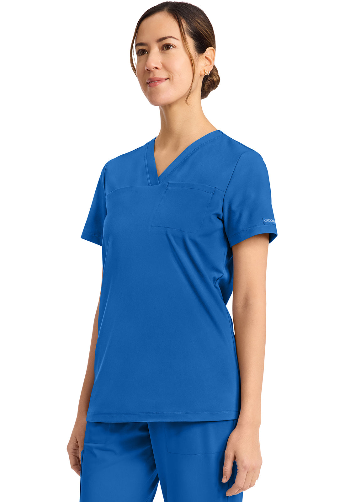 Cherokee Tuck-in V-Neck Scrub Top Women's 13