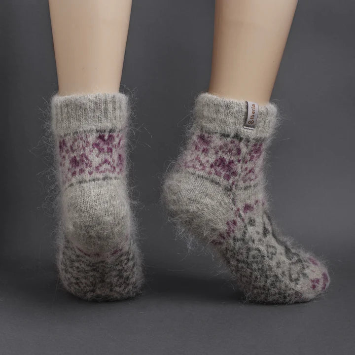 Siberia Spirit Goat Wool Low-Cut Socks Unisex  19