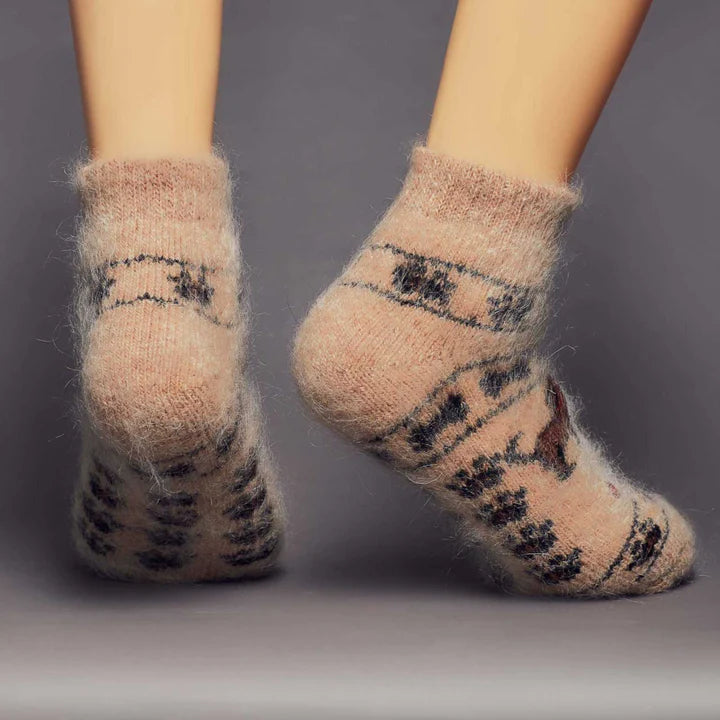 Siberia Spirit Goat Wool Low-Cut Socks Unisex  15