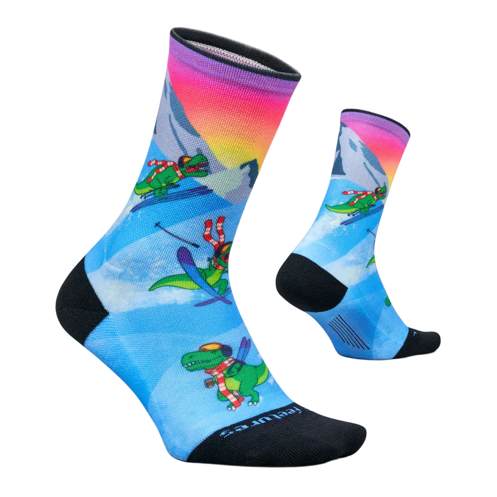 Feetures Elite Light Cushion Mini Crew Limited Edition Ski Rex  2