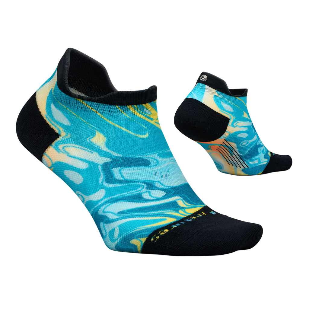 Feetures Elite Light Cushion Tab Limited Edition Lagoon Collection Ankle Sock 2