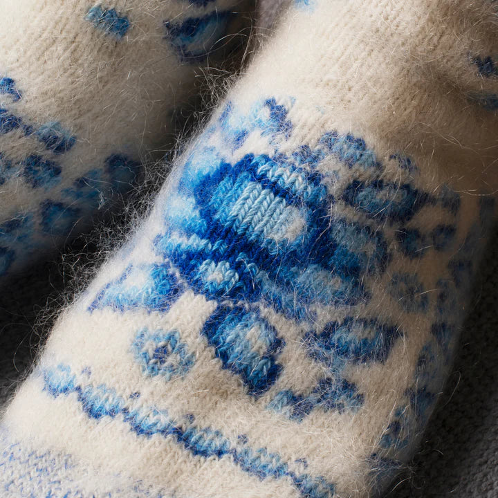 Siberia Spirit Non-Binding Goat Wool Crew Socks Unisex 24