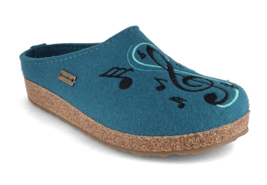 Women's Haflinger Grizzly Melody Color: Turquoise 