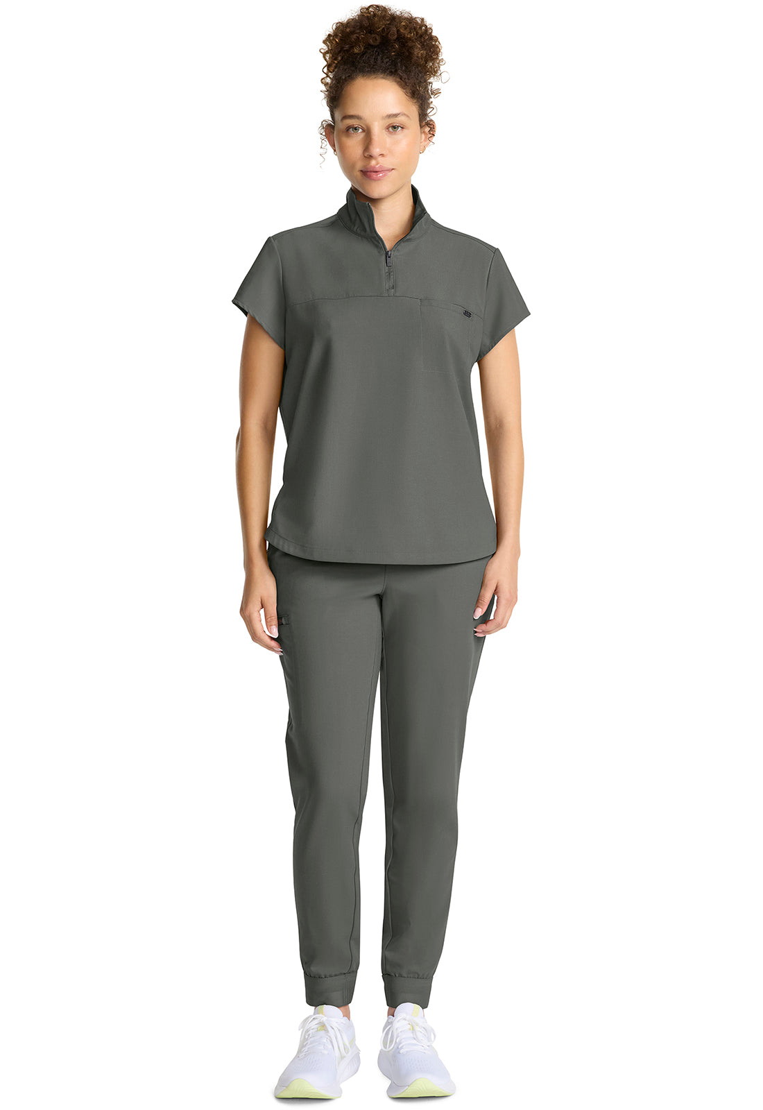 Healing Hands Bella Quarter Zip Scrub Top Women's  5