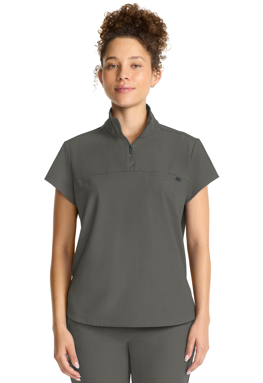 Healing Hands Bella Quarter Zip Scrub Top Women's  4