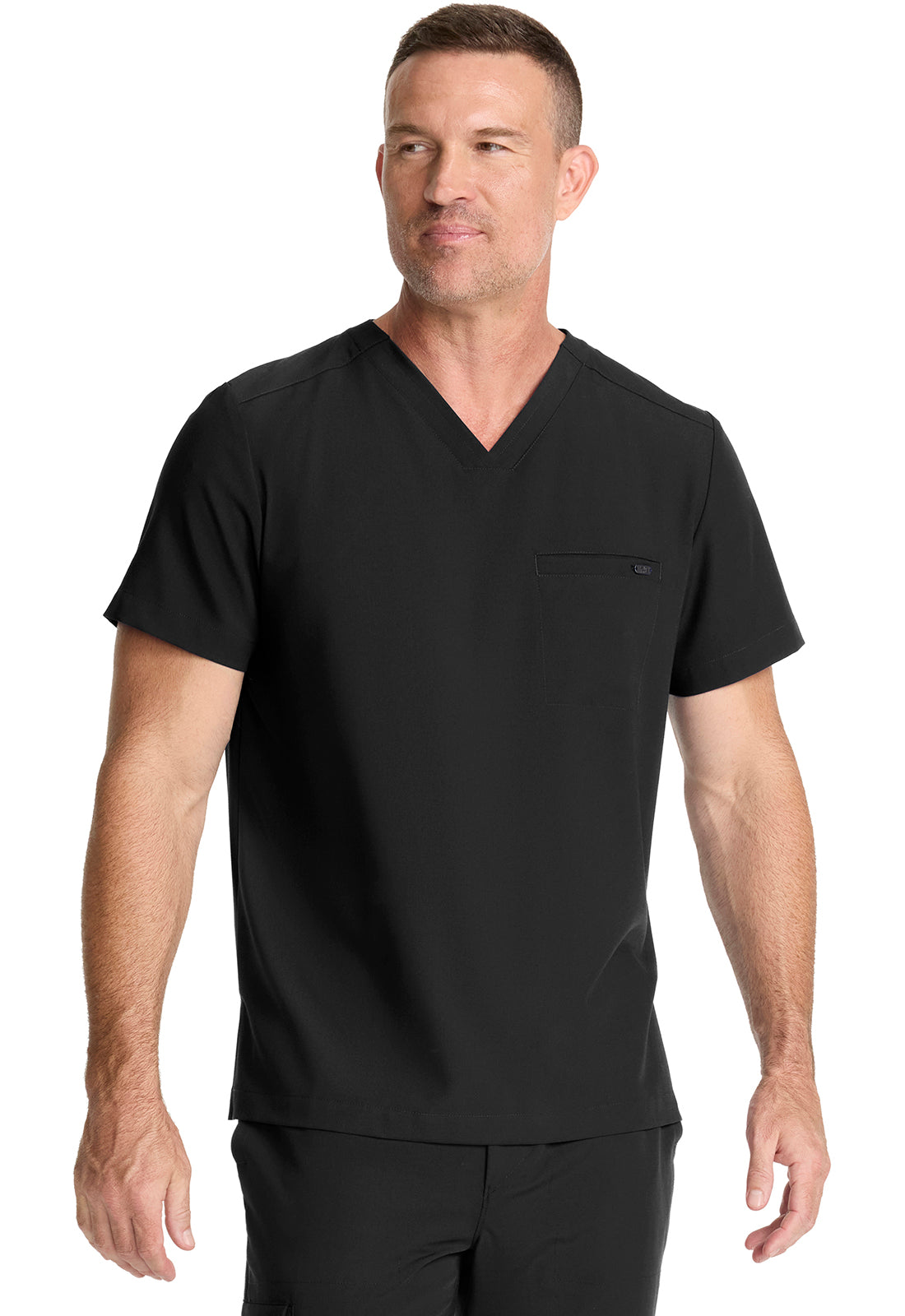 Healing Hands 1-Pocket V-Neck Scrub Top Men's  1