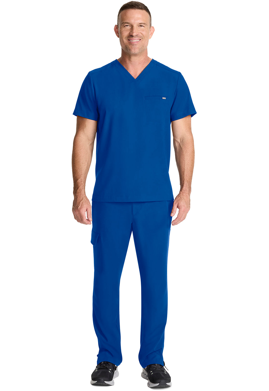 Healing Hands 1-Pocket V-Neck Scrub Top Men's  14