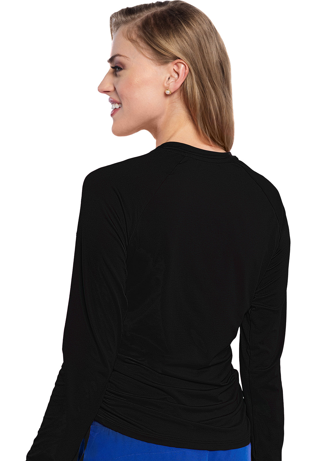 Med Couture Long Sleeve Ruched Underscrub Women's  6