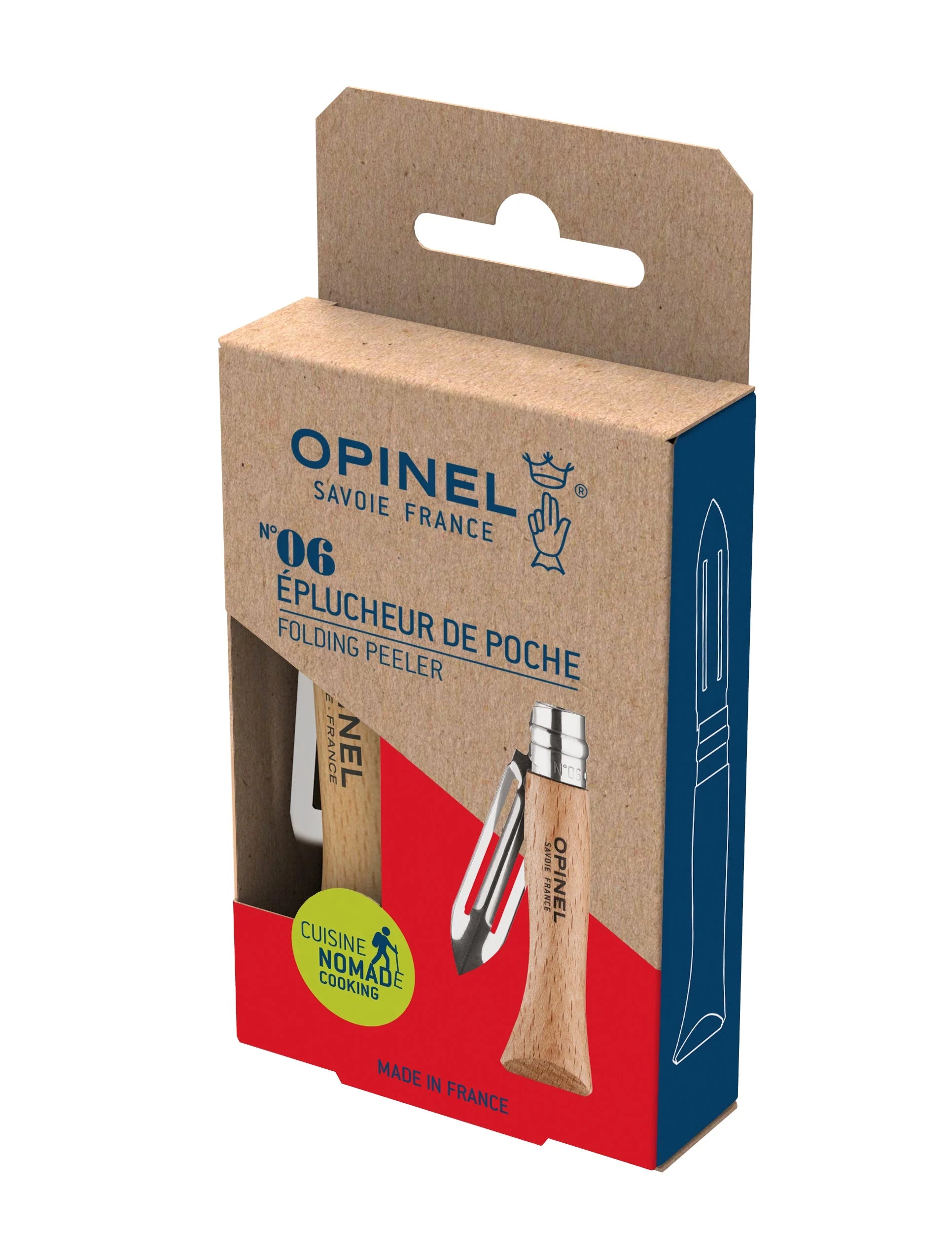 Opinel No.06 Folding Peeler 1